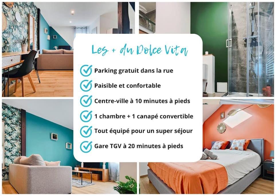 Dolce Vita - Centre-Ville - Paisible - Moderne Mulhouse Buitenkant foto
